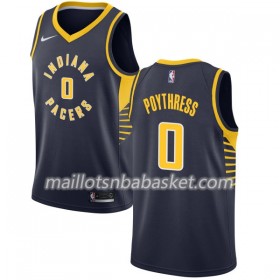 Maillot Homme Indiana Pacers Alex Poythress 0 Nike 2017-18 Navy Swingman